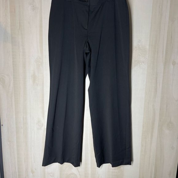 Chico’s black slacks pants straight leg, Chico’s size 3, US size 16 - Picture 4 of 16